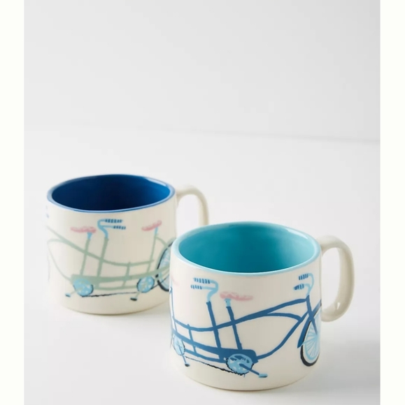 A Bicycle For Two Mugs, Set of 2 - Picture 2 of 8